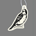 Paper Air Freshener Tag W/ Tab - Parakeet